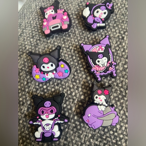 Kuromi Croc Charms (6 charms) - Picture 3 of 3